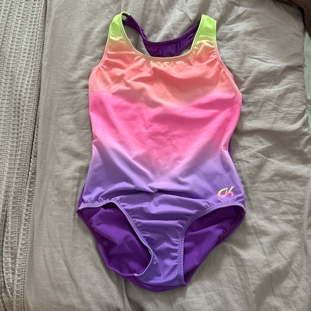 GK Pink and Purple Gradient Swimsuit